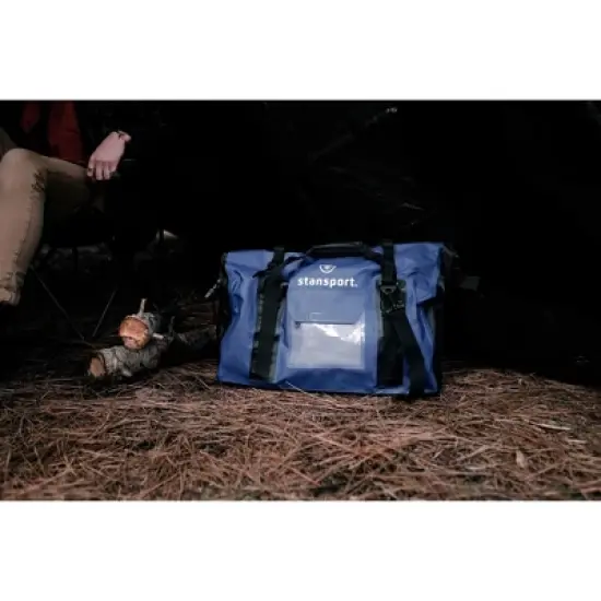 Stansport Waterproof Dry Duffle Bag 65L Blue image {12}