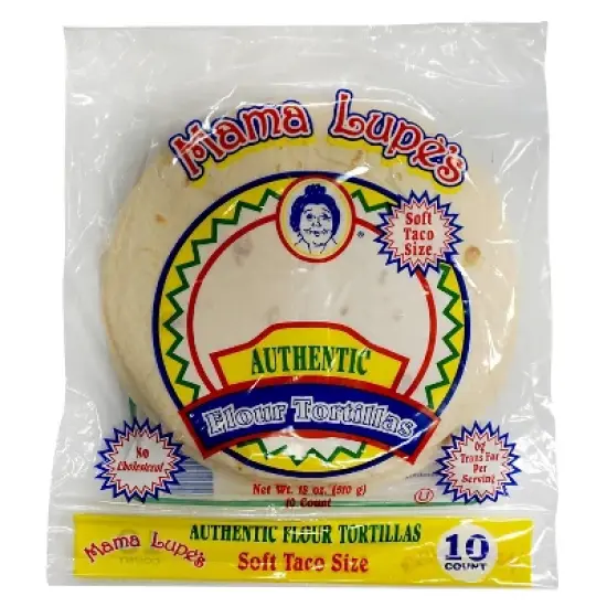 Mama Lupe's Taco Size Authentic Flour Tortillas image {1}