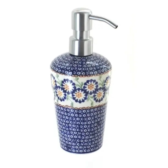 Blue Rose Polish Pottery B009 Manufaktura Soap Dispenser image {12}