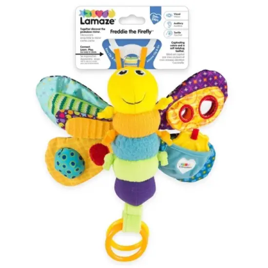 Lamaze Clip & Go Freddie the Firefly Sensory Development Baby Toy image {4}