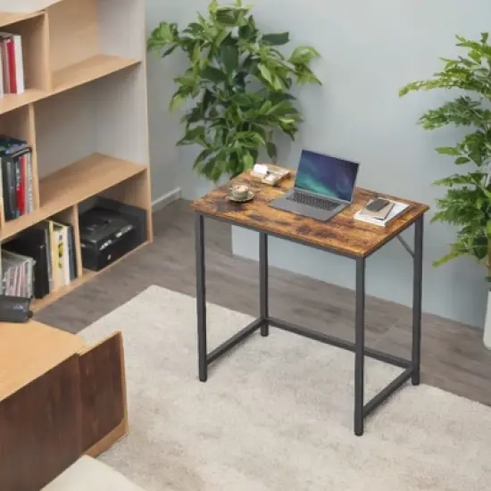 Computer Desk, Gaming Desk for Home Office Small Spaces, 19.7 x 31.5 x 29.5 Inches image {4}