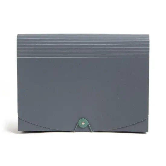 U Brands U Eco 24 Pocket Poly Expandable File Stone image {8}