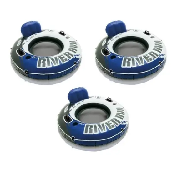 Intex River Run 1 Person Inflatable Tube Raft Float for Lake, Pool, and River image {6}