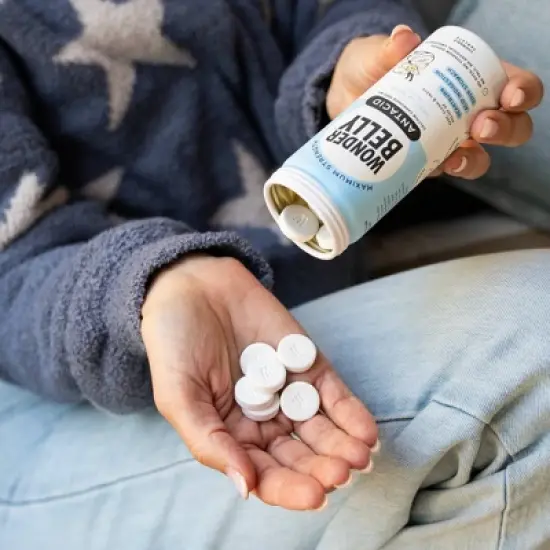Wonderbelly Digestive Antacid Tablets - Vanilla Bean - 60ct image {5}