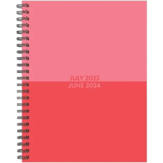 Willow Creek Press 2023-24 Academic Weekly Planner 8.5"x 11" Softcover Blush Duotone image {5}