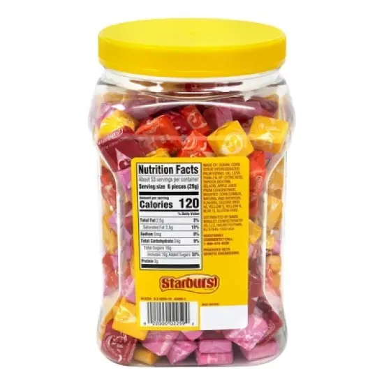 Starburst Original Fruit Chews Tub - 54oz image {3}