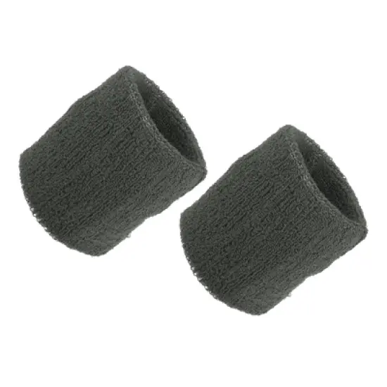 Unique Bargains Wrist Sweat bands Wristbands for Sport Absorbing Cotton Terry Cloth 3.15" 1 Pair image {11}