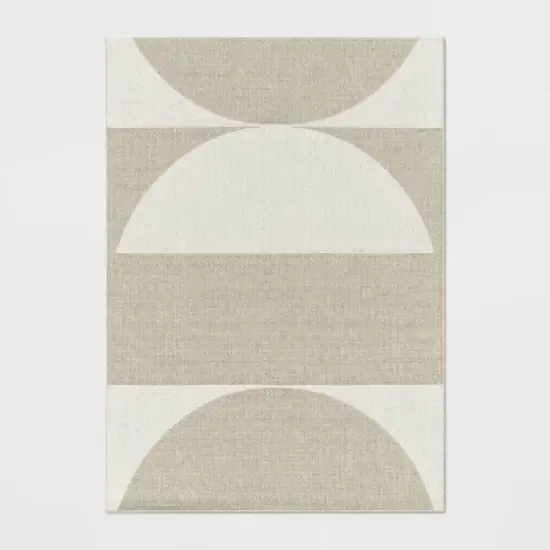 Grace Geo Circle Indoor/Outdoor Rug - Tan - Project 62&trade; image {5}