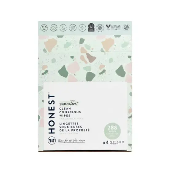 The Honest Company Plant-Based Baby Wipes made with over 99% Water - Classic(Select Count) image {7}