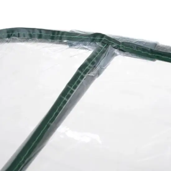 Outsunny Portable Tunneled Greenhouse with Zippered Doors, Water/UV Fighting PVC Cover image {4}