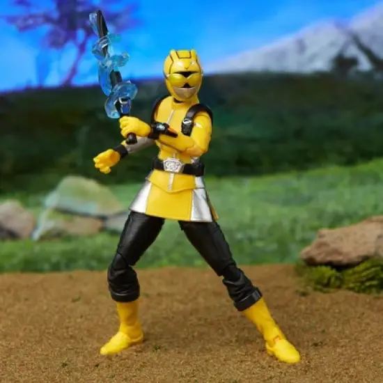Hasbro Power Rangers Lightning Collection Beast Morphers Yellow Ranger Action Figure image {8}