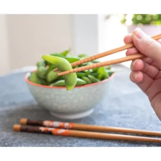 Just Funky Naruto: Shippuden Ramen Bamboo Chopsticks | Set of 2 image {3}