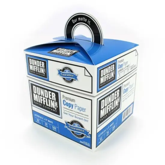 Prime Party The Office Dunder Mifflin Favor Boxes | 8 Pack image {1}