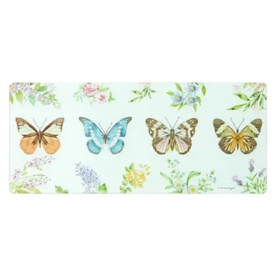 The Lakeside Collection Tempered Glass Countertop Protector - Whimsical Butterfly image {1}