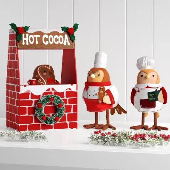 Christmas Featherly Friends Hot Cocoa Stand Decor - Wondershop&trade; image {1}