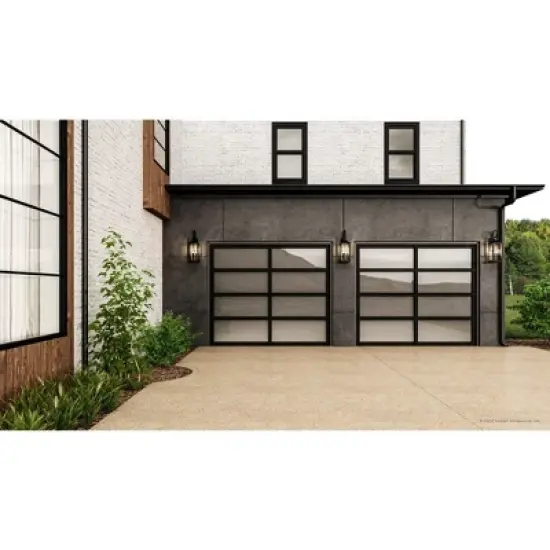 Urban Ambiance Luxury Transitional Outdoor Wall Sconce 30.625''H x 9.5''W,  Midnight Black Finish,  Calderdale Collection, UHP1404 image {3}