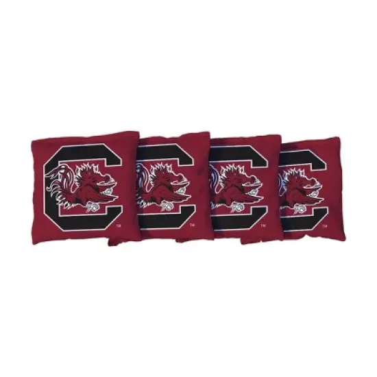 NCAA South Carolina Gamecocks Corn-Filled Cornhole Bags Burgundy - 4pk image {1}