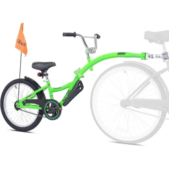 KaZAM Co-Pilot Bike Trailer - 20 Inch Bike Trailer w/ Adjustable BMX Stem & Handlebar - Lightweight Aluminum Frame - Perfect for Family Rides image {8}