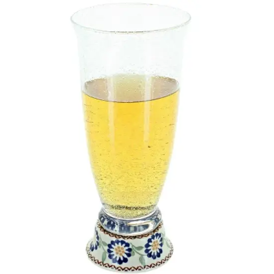 Blue Rose Polish Pottery P002 Manufaktura Beer Glass image {5}