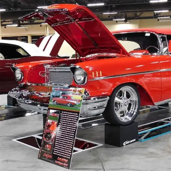 Race Ramps 12 Inch Wheel Cribs for Car Maintenance and Display, Lightweight, Non-Scratch, Ideal for Oil Changes and Garage Use, RR-WC-12 image {3}