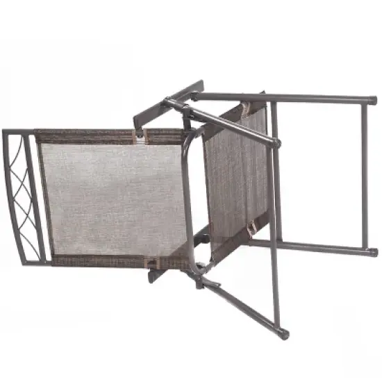 Tangkula 4PCS Folding Sling Chairs Patio Garden Pool image {3}