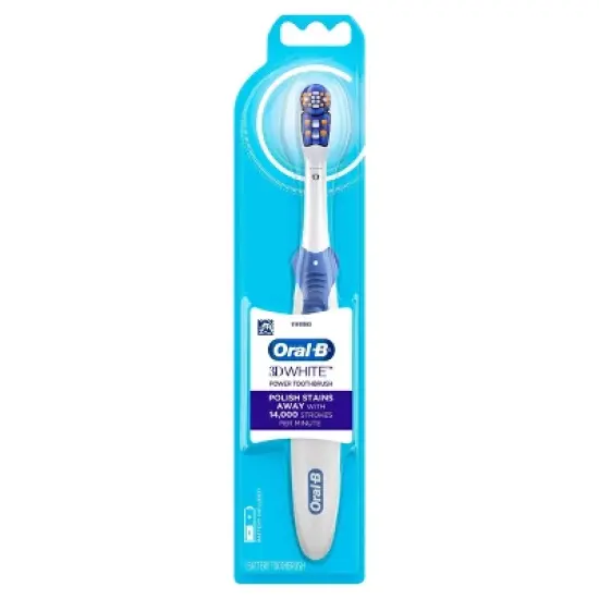 Oral-B 3D White Battery Power Electric Toothbrush - 1ct image {8}