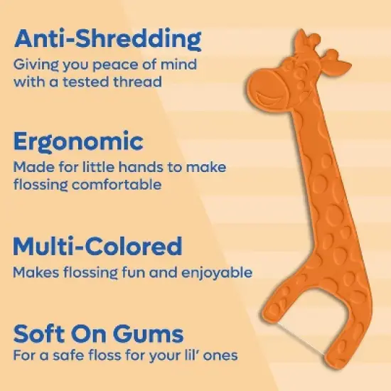 SmartLifeco KIDS Biodegradable Eco Floss Picks | Unflavored (PACK OF 2 BAGS) Smart Life Co for Children image {3}