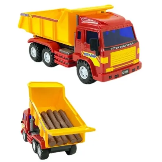 Big-Daddy Meduim Duty Friction Powered Construction Dump Truck with Dump Lever image {2}