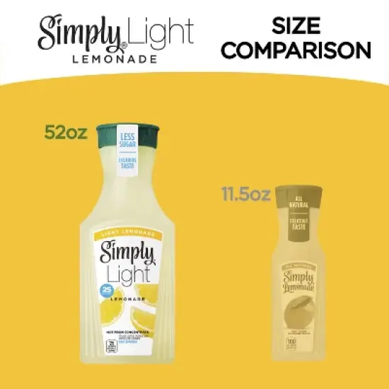 Simply Light Lemonade Juice Drink - 52 fl oz image {11}