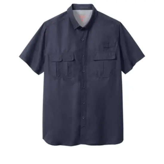 Boulder Creek by KingSize Men's Big & Tall Off-Shore Short-Sleeve Sport Shirt by image {1}