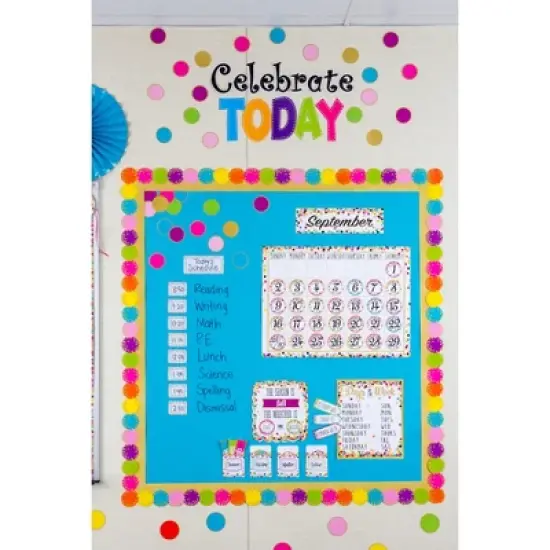Teacher Created Resources&reg; Confetti Calendar Bulletin Board Display image {2}