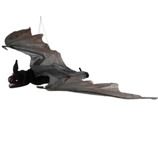 Northlight LED Lighted Animated Halloween Bat with Wings - 48" image {2}