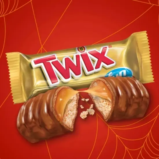 Twix Halloween Chocolate Caramel Cookie Bars Fun Size - 18.28oz image {2}