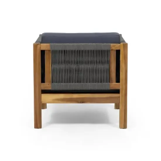 Okak Boho Outdoor Accent Chair/Loveseat with Optional Coffee Table ,Set of 1/2,Patio Lounge Armchair for Porch,Garden,Backyard,400lbs Max image {9}