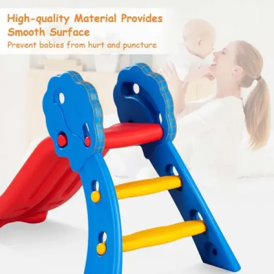 Costway Children Kids Junior Folding Climber Play Slide Indoor Outdoor Toy Easy Store image {6}
