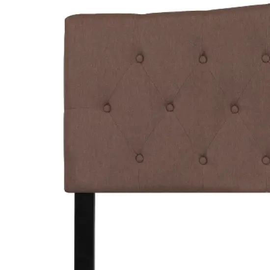 Flash Furniture Cambridge Arched Button Tufted Upholstered Headboard image {4}