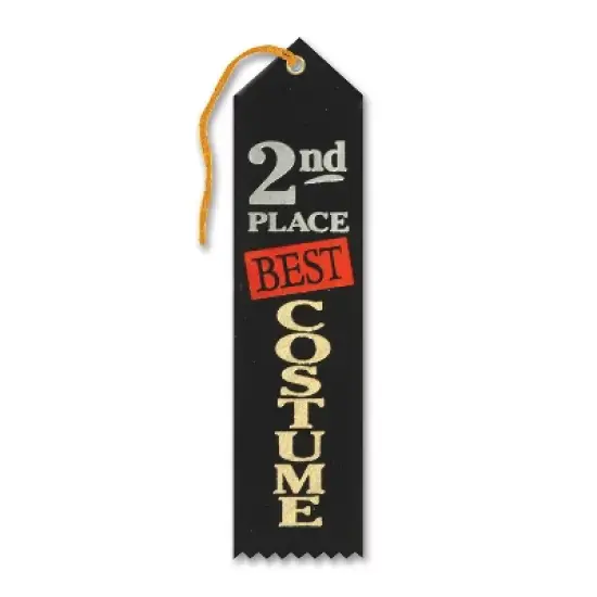 Beistle Costume Award Ribbons for Your School, Office, Faire, Contest, 2" x 8", (6/Pkg) image {2}
