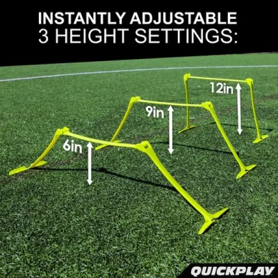 QUICKPLAY Adjustable Speed Hurdles (set of 6) image {2}