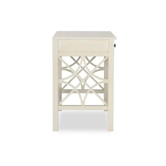 Whitley Antique Desk White - Linon image {3}