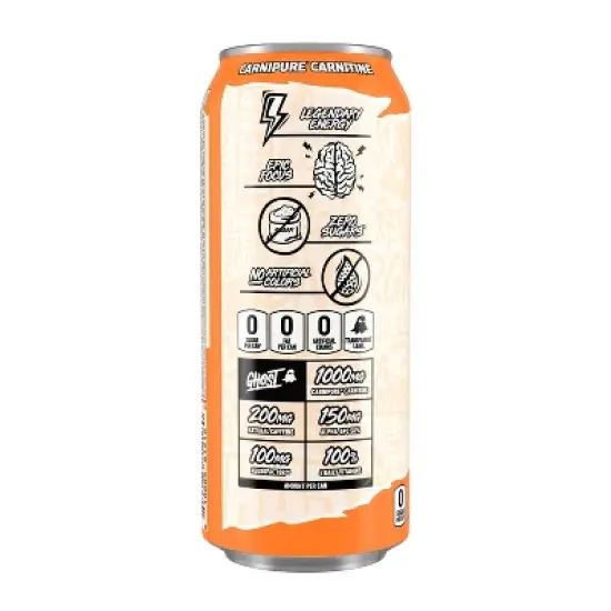 Ghost Energy Orange Cream Energy Drink - 16 fl oz Can image {6}