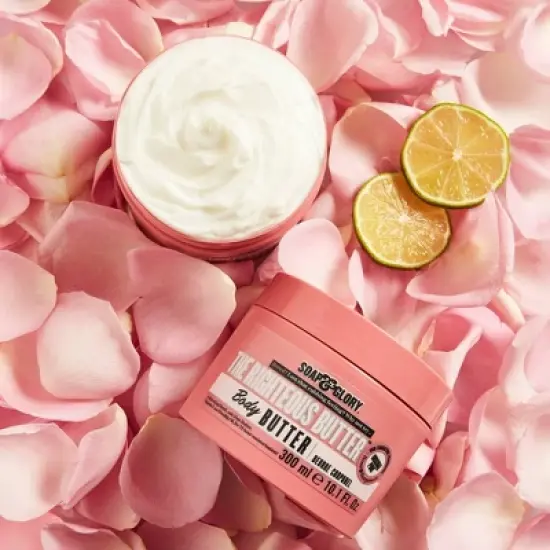 Soap & Glory The Righteous Butter Moisturizing Body Butter - Original Pink Scent - 10.1 fl oz image {4}
