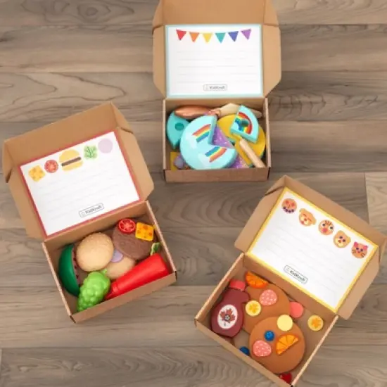 Kidkraft Surprise Box Wooden Play Kitchen with 56 Accessories image {9}