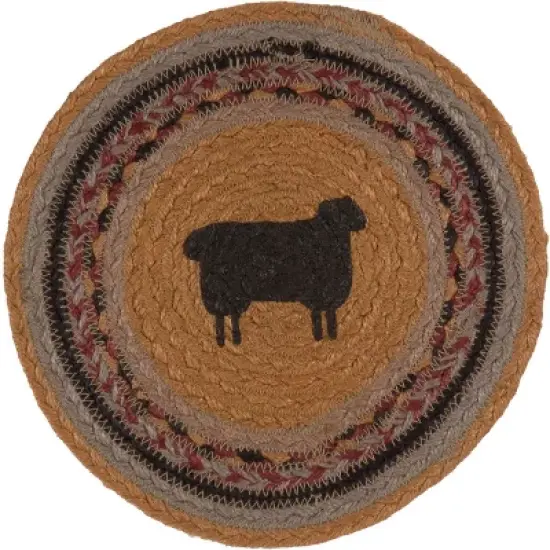 Heritage Farms Sheep Jute Trivet 8 image {4}