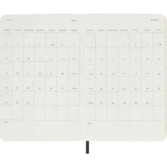 Moleskine 2024 Weekly Planner Pocket  5.51"x3.54" Softcover Black image {4}