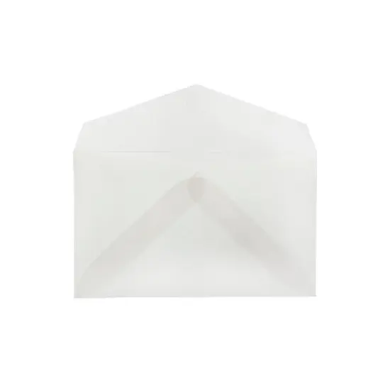 JAM Paper 2Pay Translucent Vellum Envelopes 2.5 x 4.25 Clear 900767740 image {1}