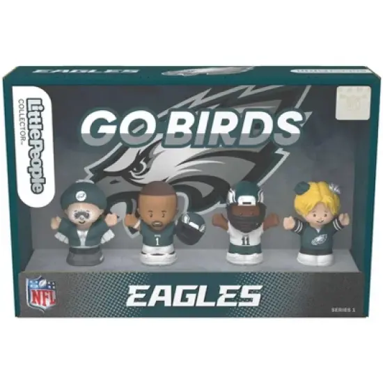 Fisher Price Little People x NFL Collector Philadelphia Eagles Figure 4-Pack image {3}