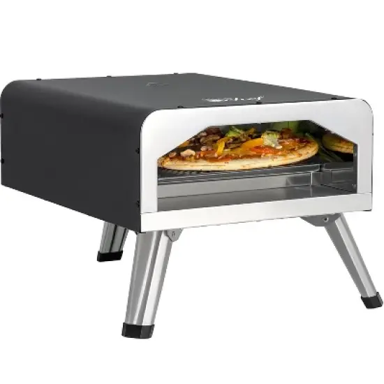 Deco Chef Electric Pizza Oven with 12" 2-in-1 Pizza Stone & Grill, 13" Double Wall Oven image {9}