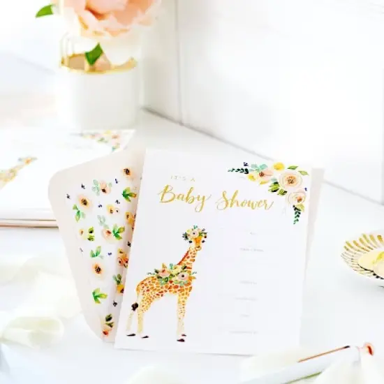 20ct Invitation Cards Fill in Baby Animals - PAPYRUS image {3}