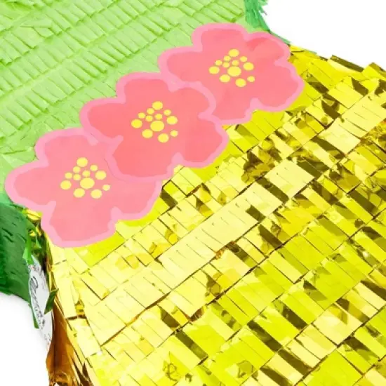 Blue Panda Pineapple Pinata for Hawaiian Luau Party Decorations, Kids Birthday, 16.5 x 10 x 3 In image {6}