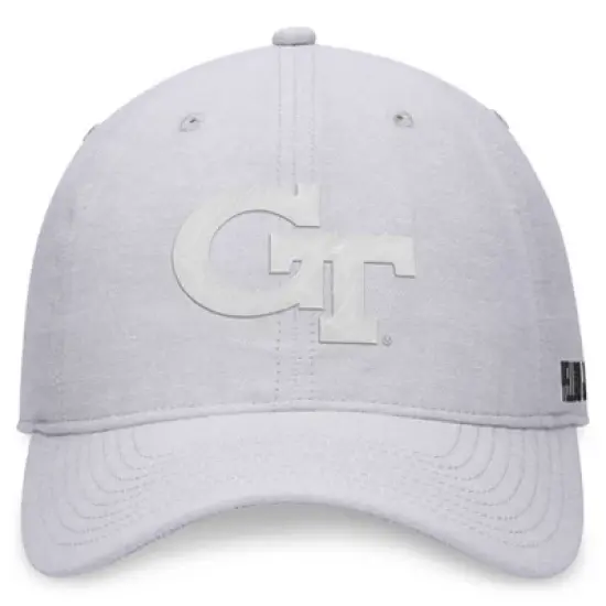 NCAA Georgia Tech Yellow Jackets Unstructured Chambray Cotton Hat image {1}